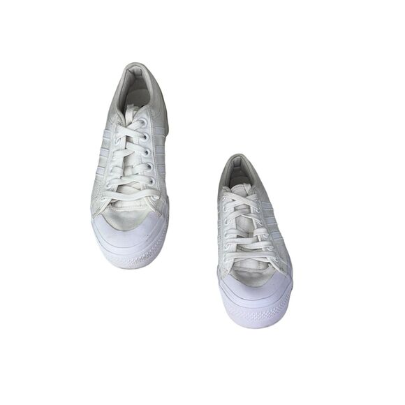 Adidas Nizza Platform Shoes Womens Size 7 Canvas Low Top Sneakers - Picture 1 of 6